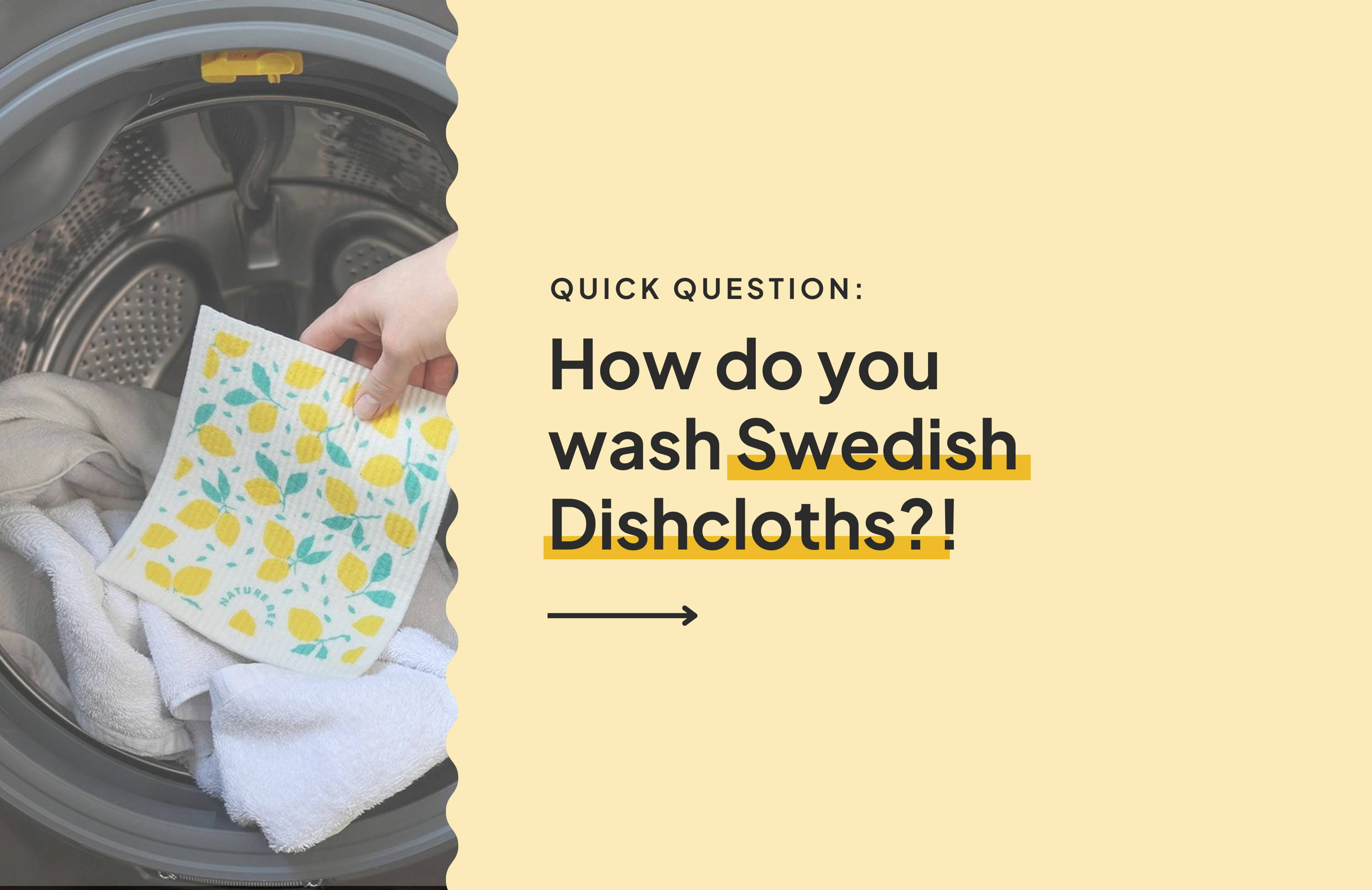 How to Wash Swedish Dishcloth for Maximum Freshness