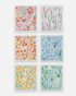Floral Swedish Dishcloth 6 - pack - NATURE BEE