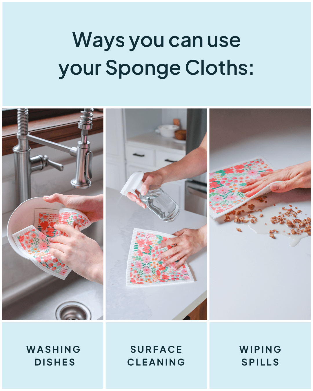 Strawberry Swedish Dishcloth - NATURE BEE