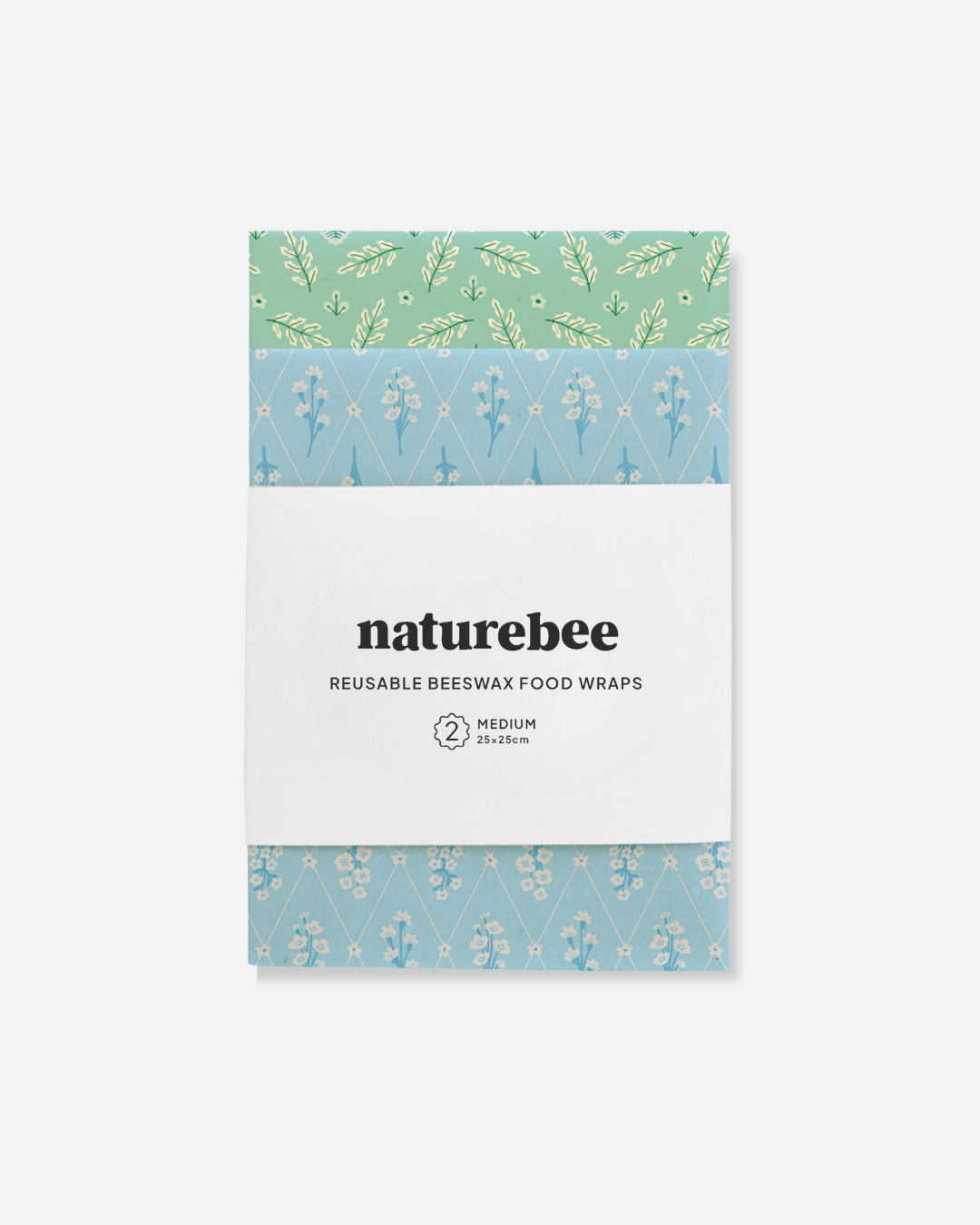 Medium Beeswax Wrap 2 - pack - NATURE BEE