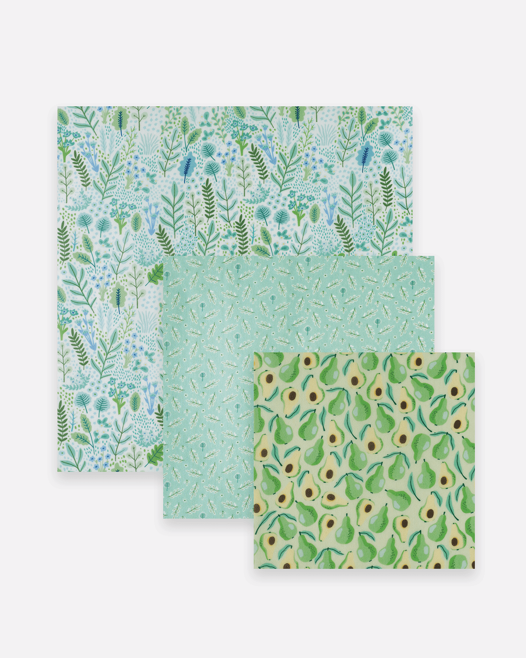 Green Beeswax Wrap Set - NATURE BEE