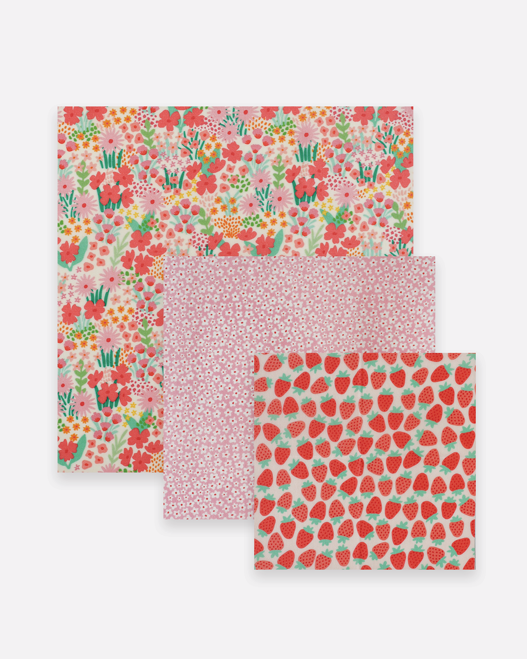 Beeswax Wrap Variety Set 4 Pack Bundle | Made in Canada | Nature Bee