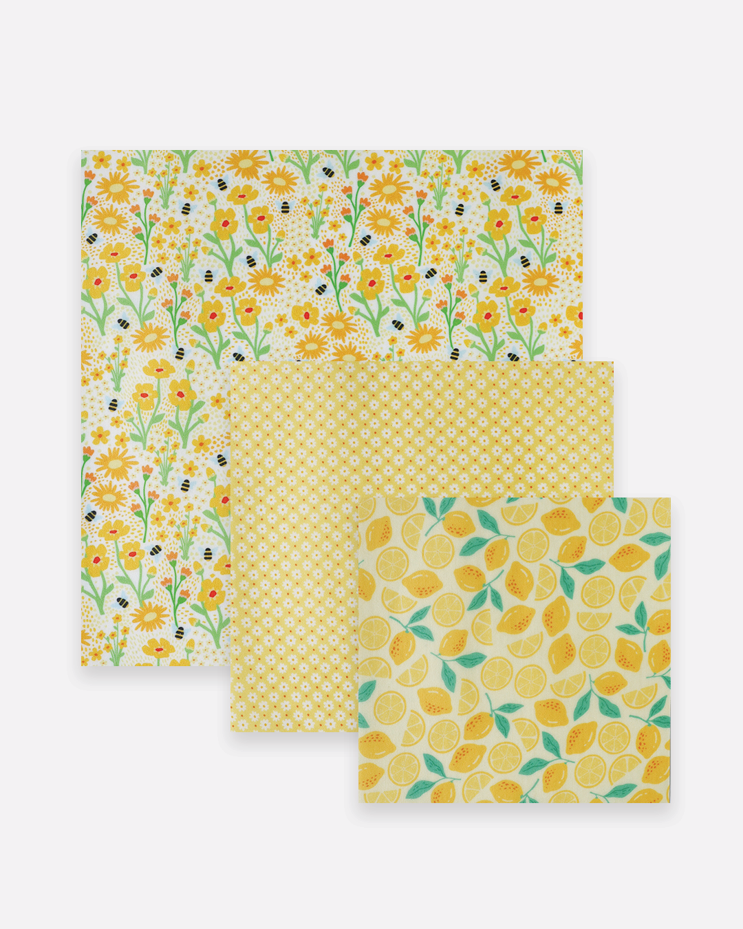 Beeswax Wrap Variety Set 4 Pack Bundle | Made in Canada | Nature Bee