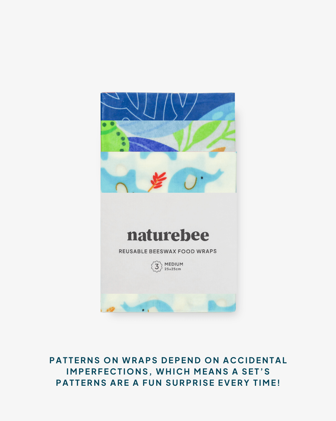 Perfectly Imperfect Beeswax Wraps - NATURE BEE