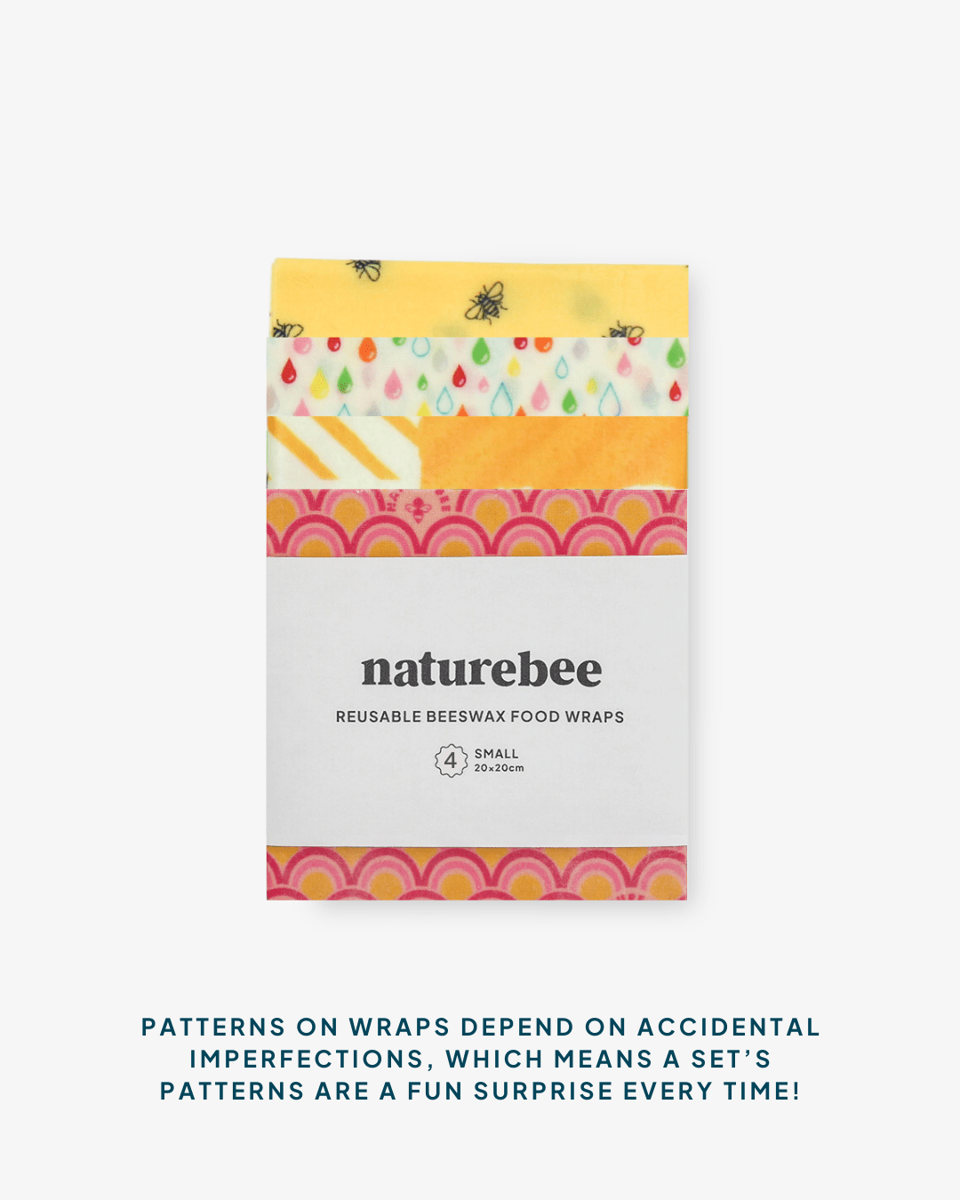 Perfectly Imperfect Beeswax Wraps - NATURE BEE