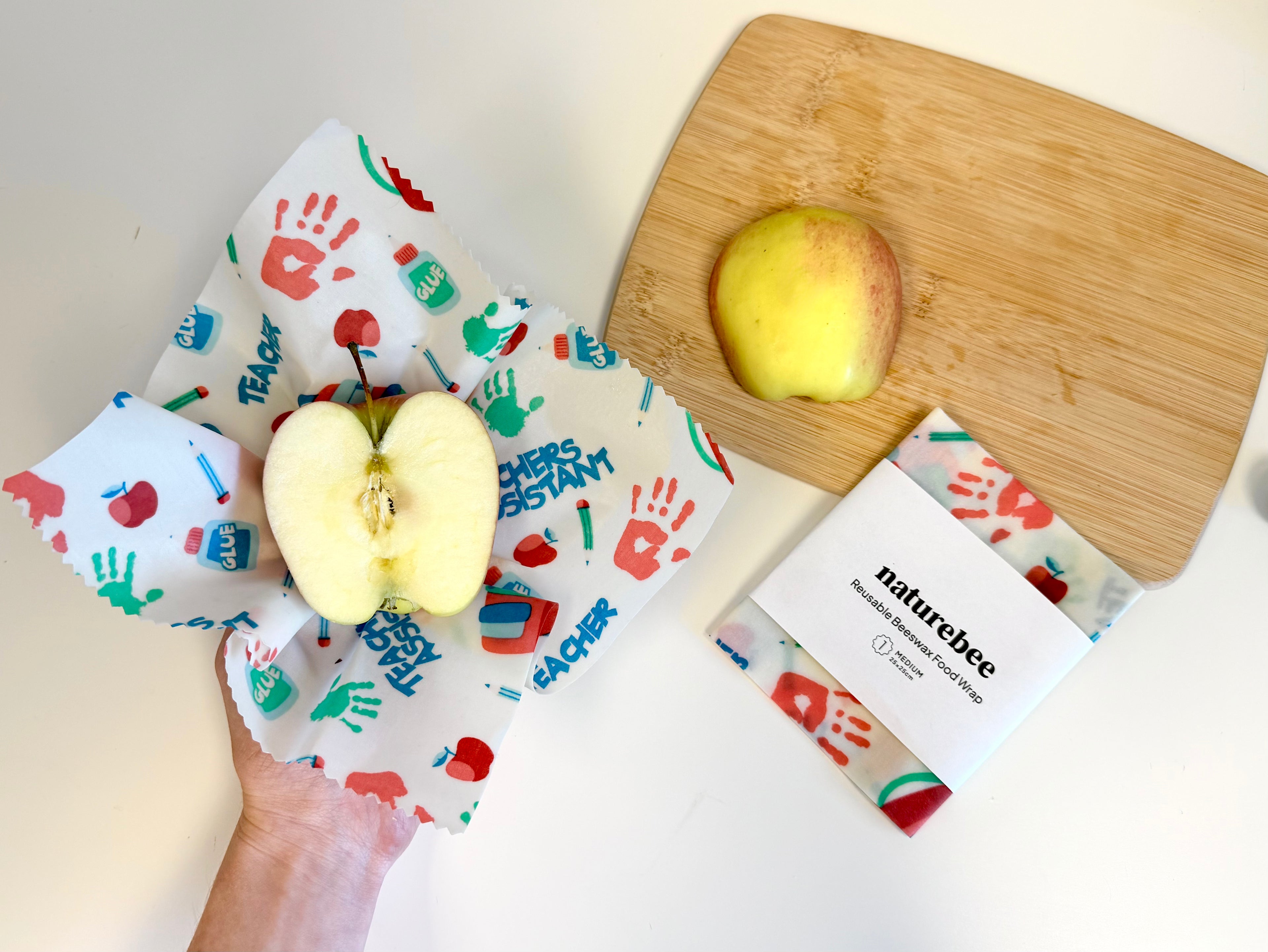 Teacher Beeswax Wrap - Single Medium