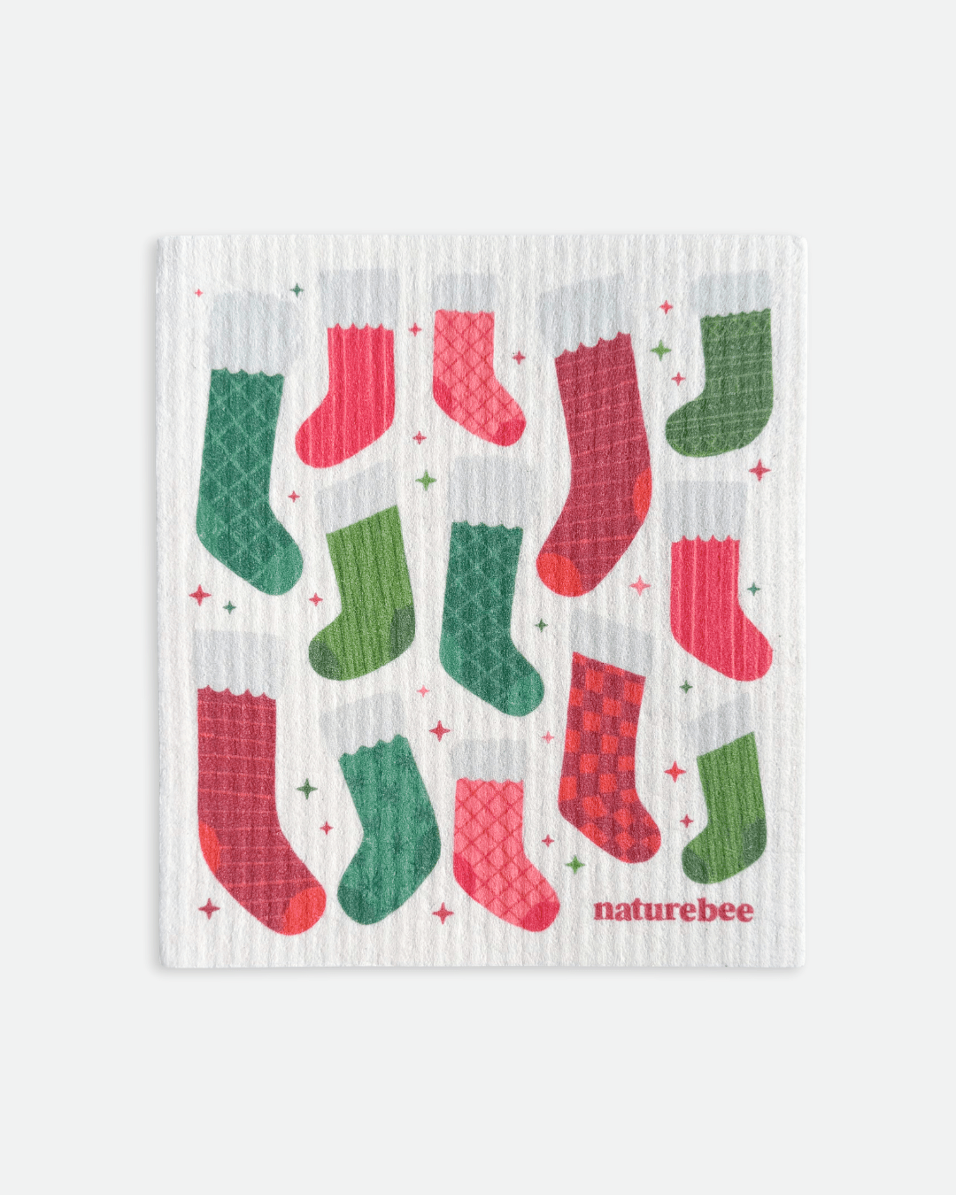 Holiday Swedish Dishcloth 4-pack