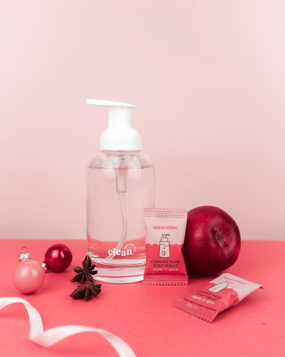 Holiday Foaming Hand Soap Tablets | Nature Bee