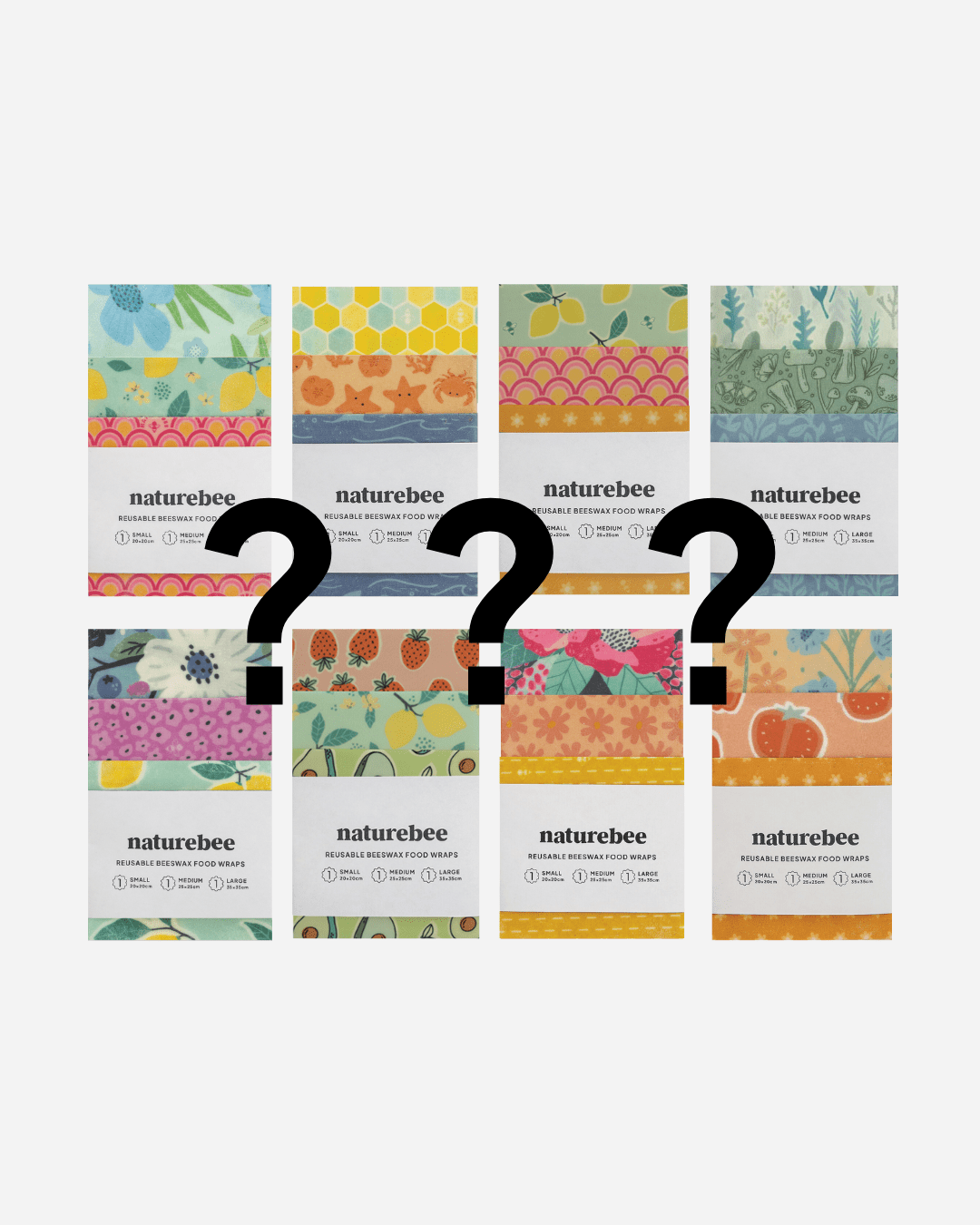 Mystery Set Beeswax Wraps - NATURE BEE