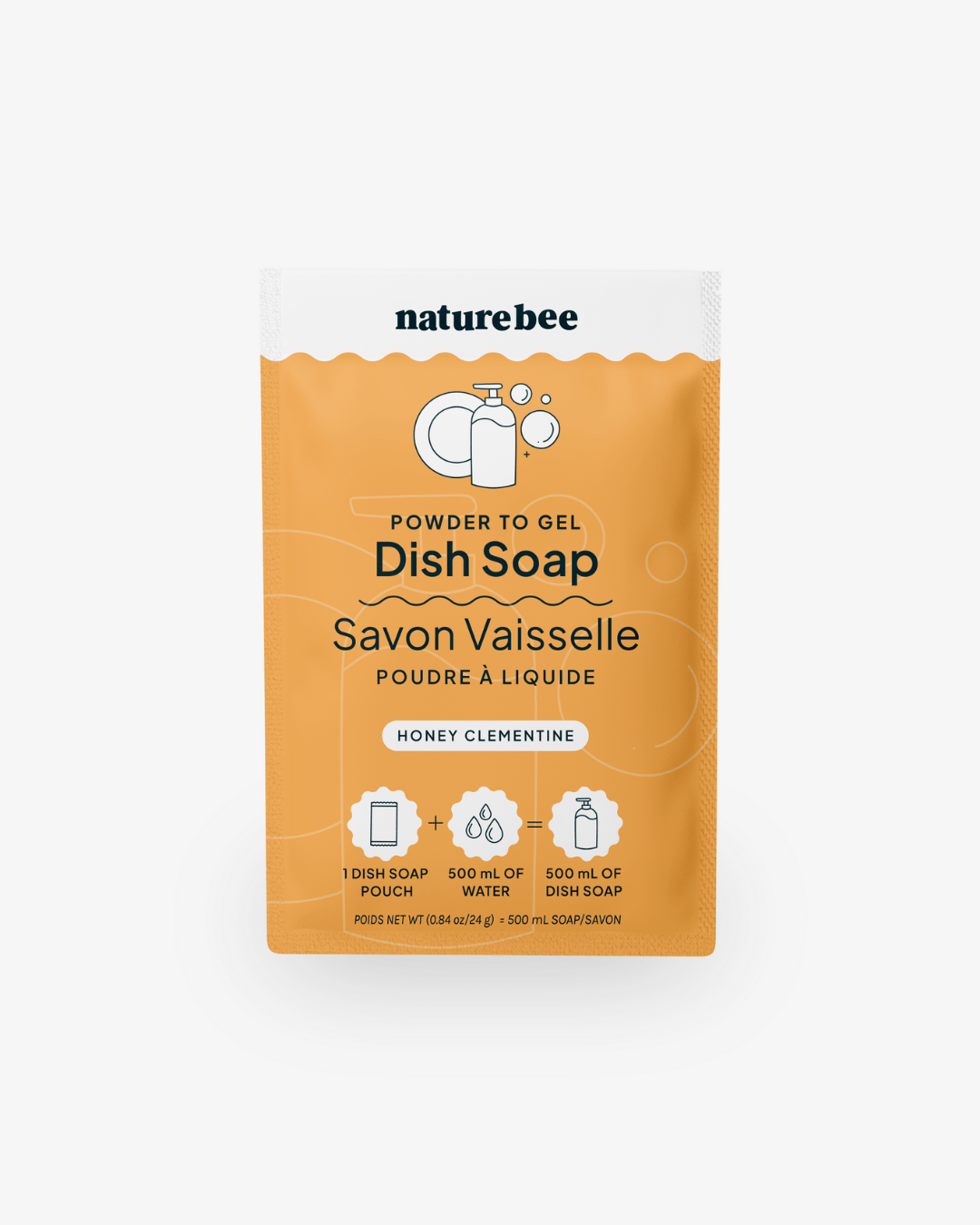 Dish Soap Honey Clementine - NATURE BEE