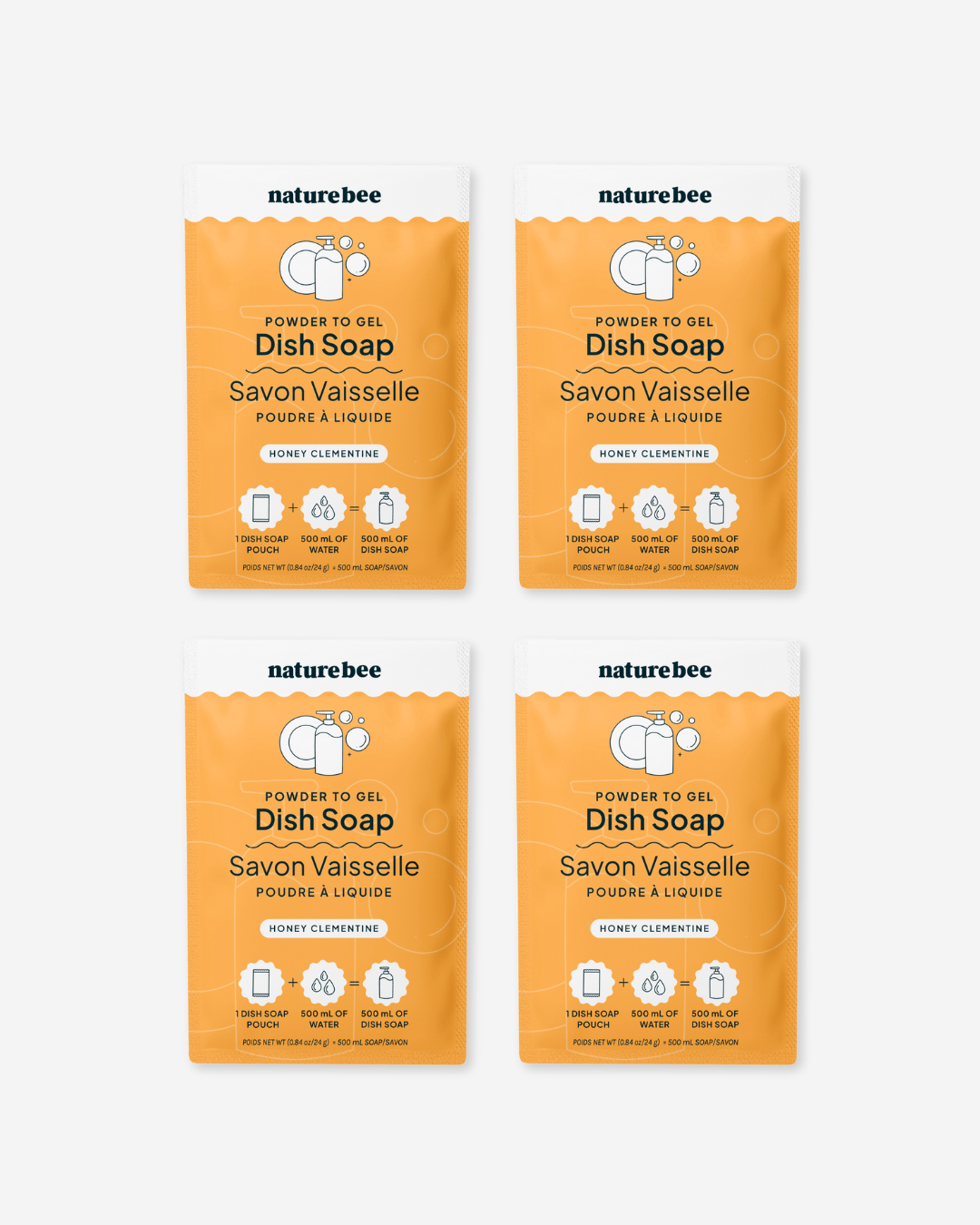 Dish Soap Honey Clementine - NATURE BEE