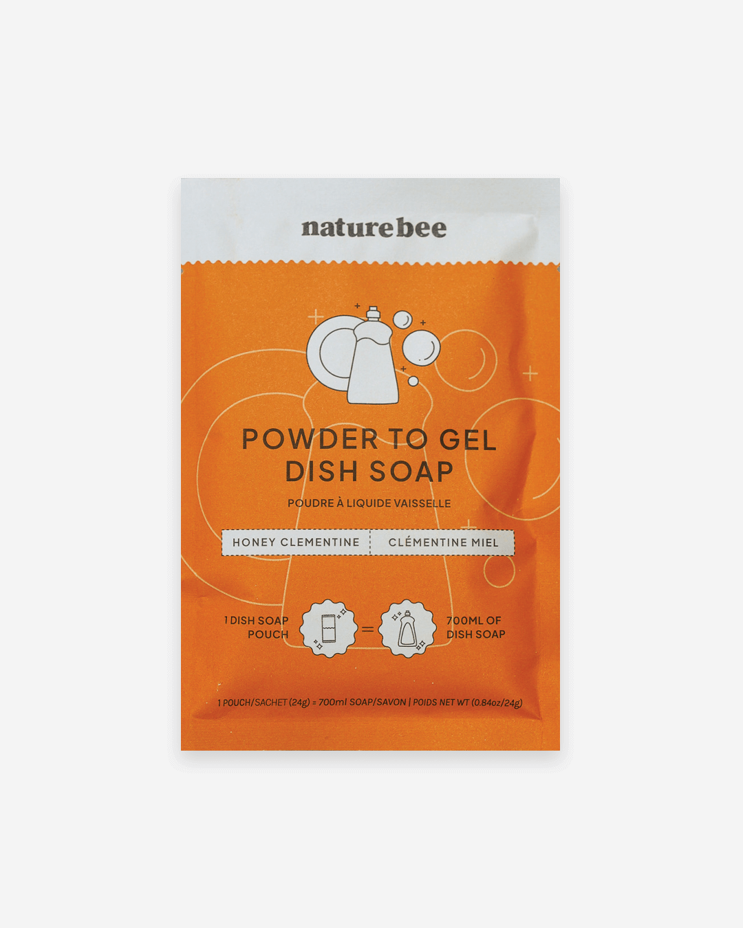 Powder to Gel Kitchen Dish soap  | Nature Bee