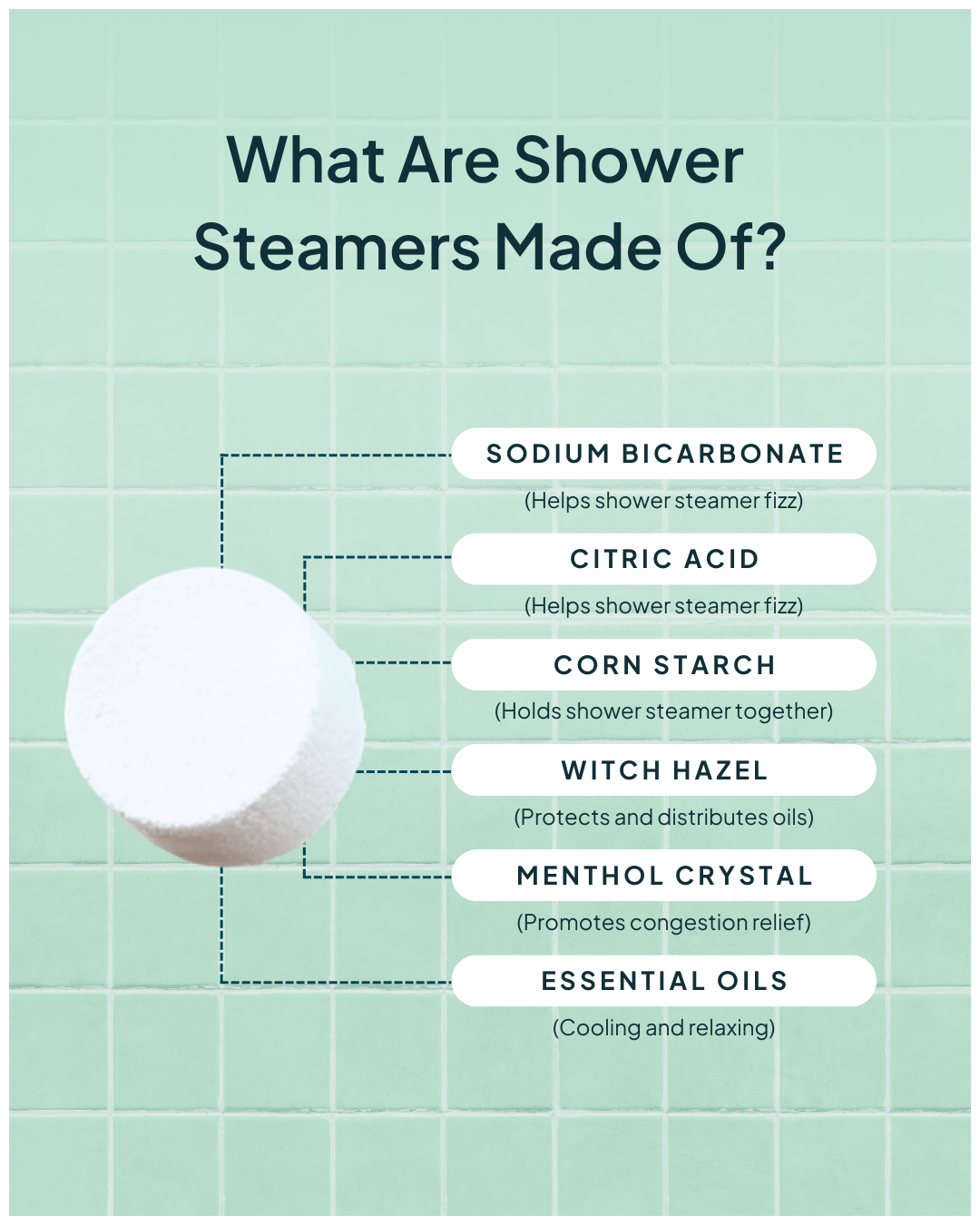 Imperfect Eucalyptus Mint Shower Steamers - NATURE BEE