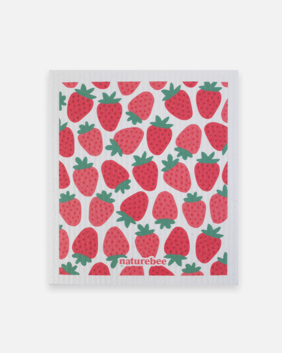 Strawberry Swedish Dishcloth - NATURE BEE