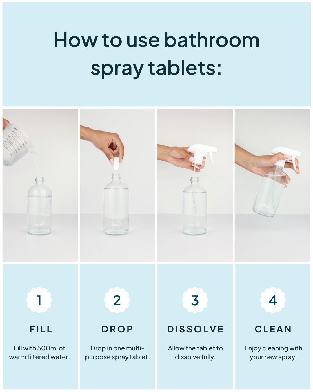 Bathroom Cleaning Tablet - NATURE BEE