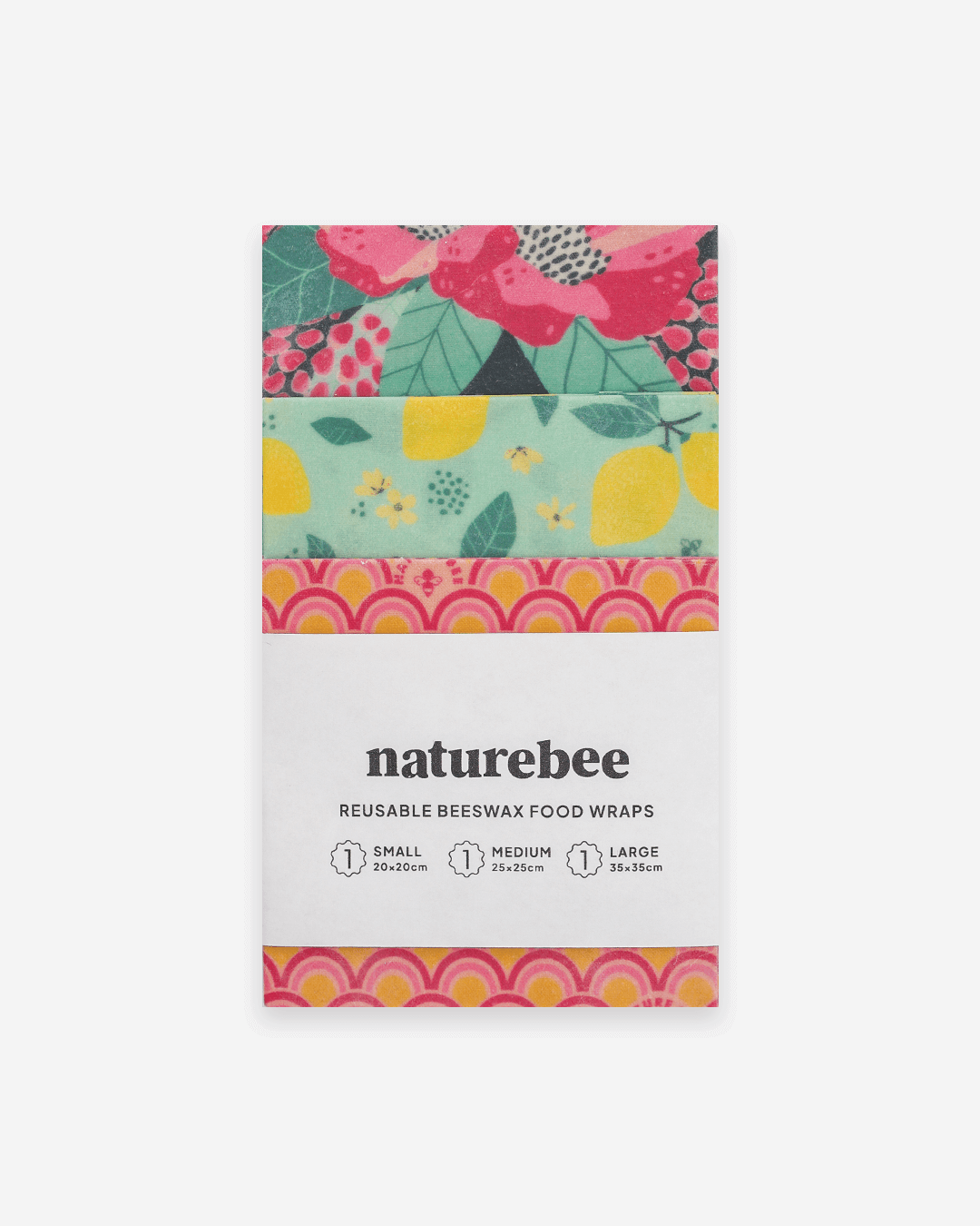 Beeswax Wrap Variety Set - Lemon Lovers | Nature Bee