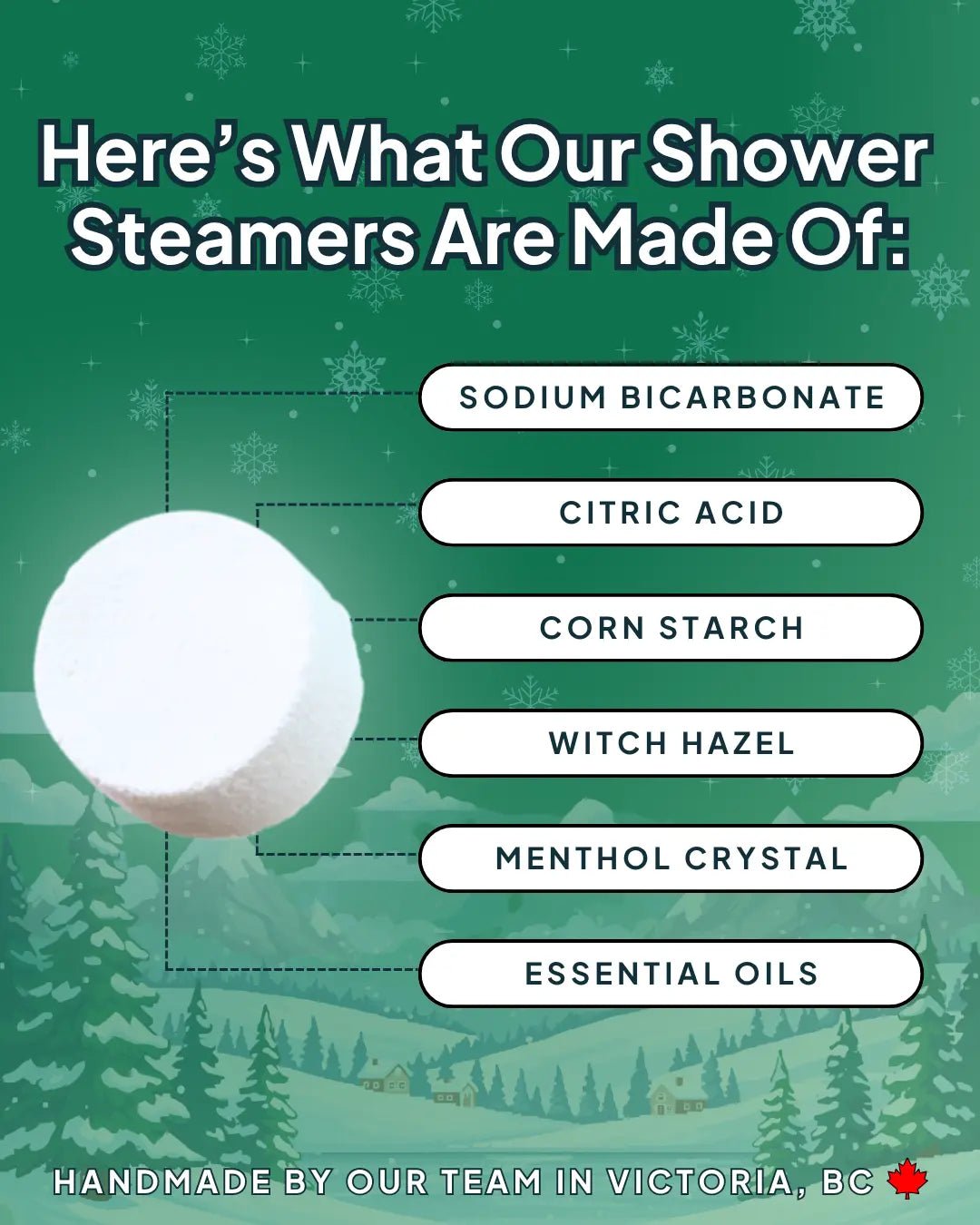 12 Days of Shower Steamers Advent Calendar - PRE-ORDER ONLY - NATURE BEE
