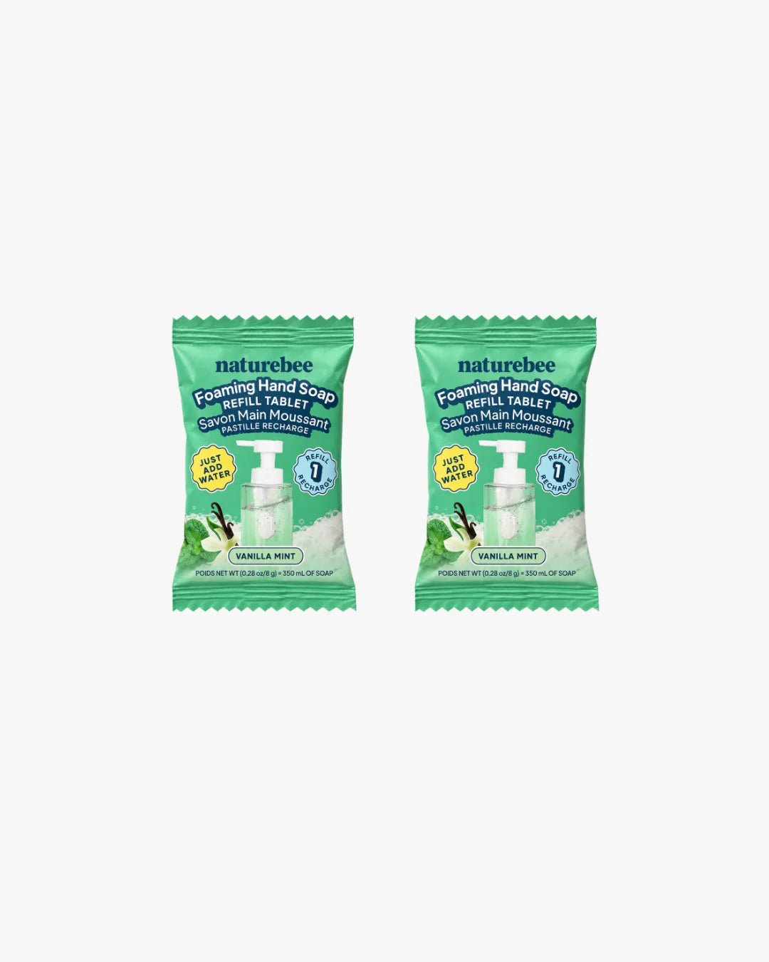 Vanilla Mint Foaming Hand Soap Refill Tablets | Limited Edition - NATURE BEE