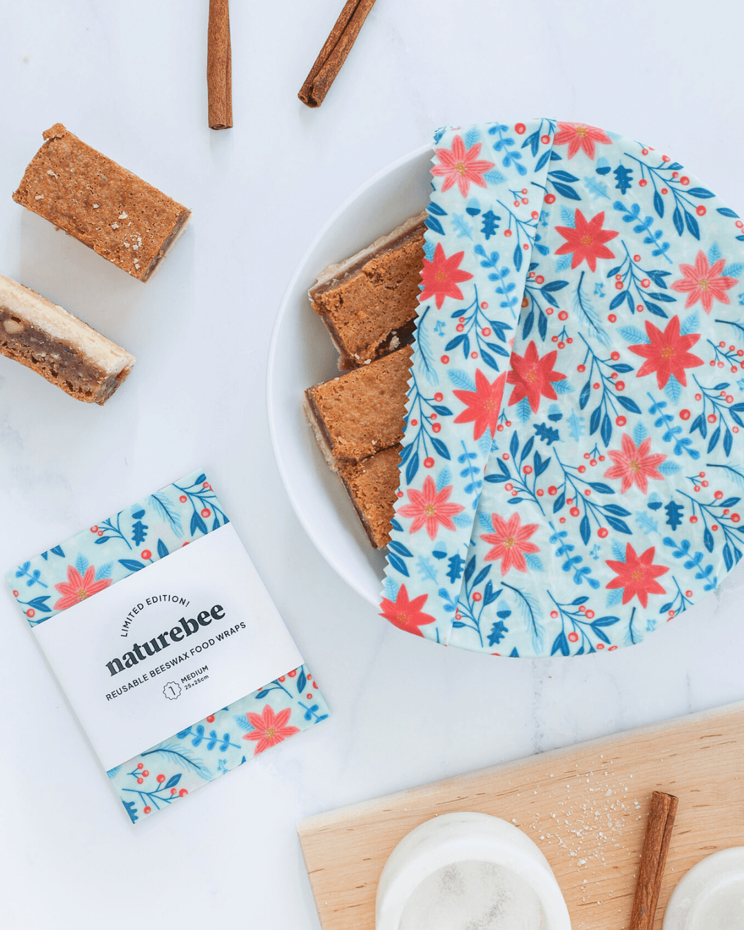 LIMITED EDITION Holiday Beeswax Wrap | Nature Bee