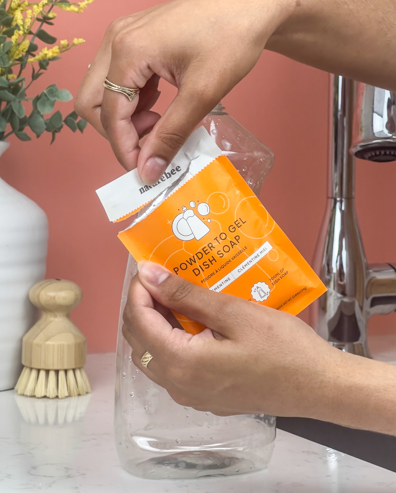 Powder to Gel Kitchen Dish soap | Nature Bee