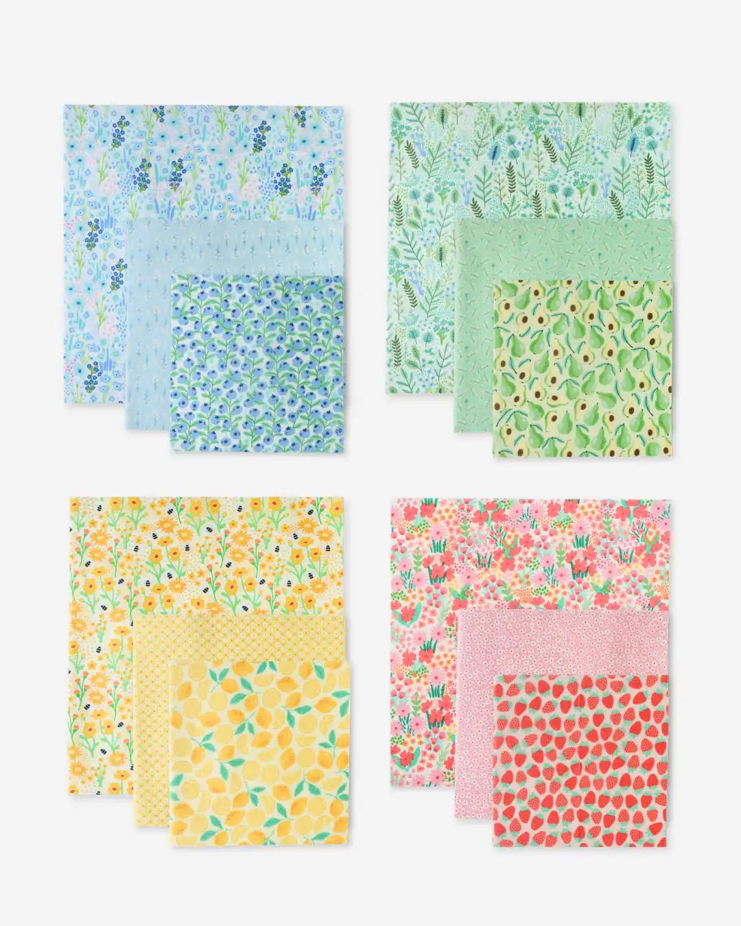 Canadian Beeswax Wrap 4 - Pack Bundle - NATURE BEE