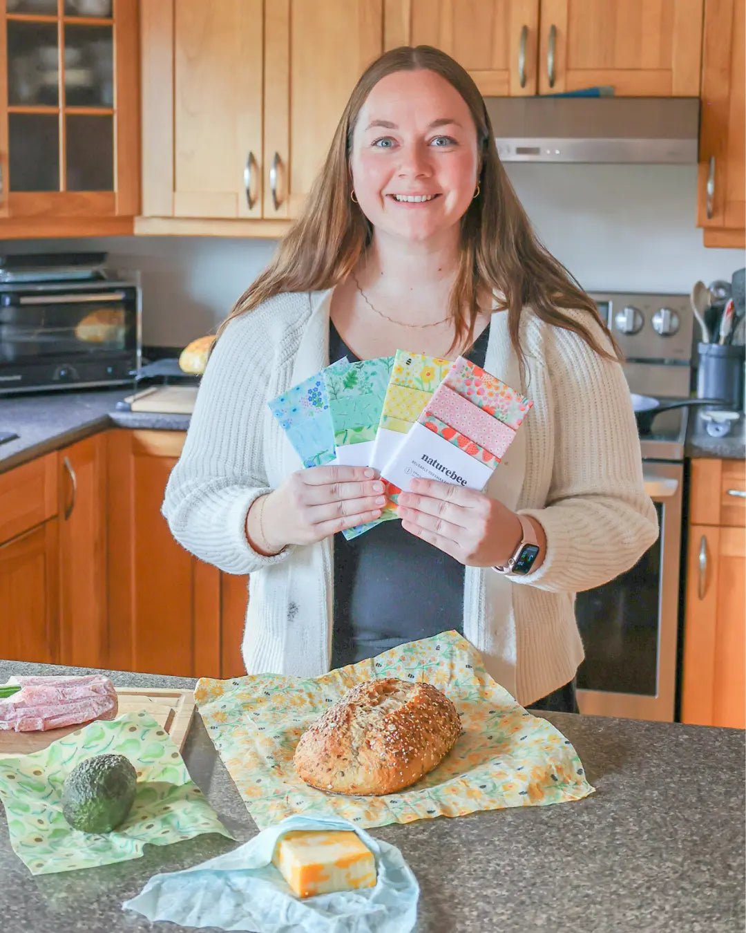 Canadian Beeswax Wrap 4 - Pack Bundle - NATURE BEE