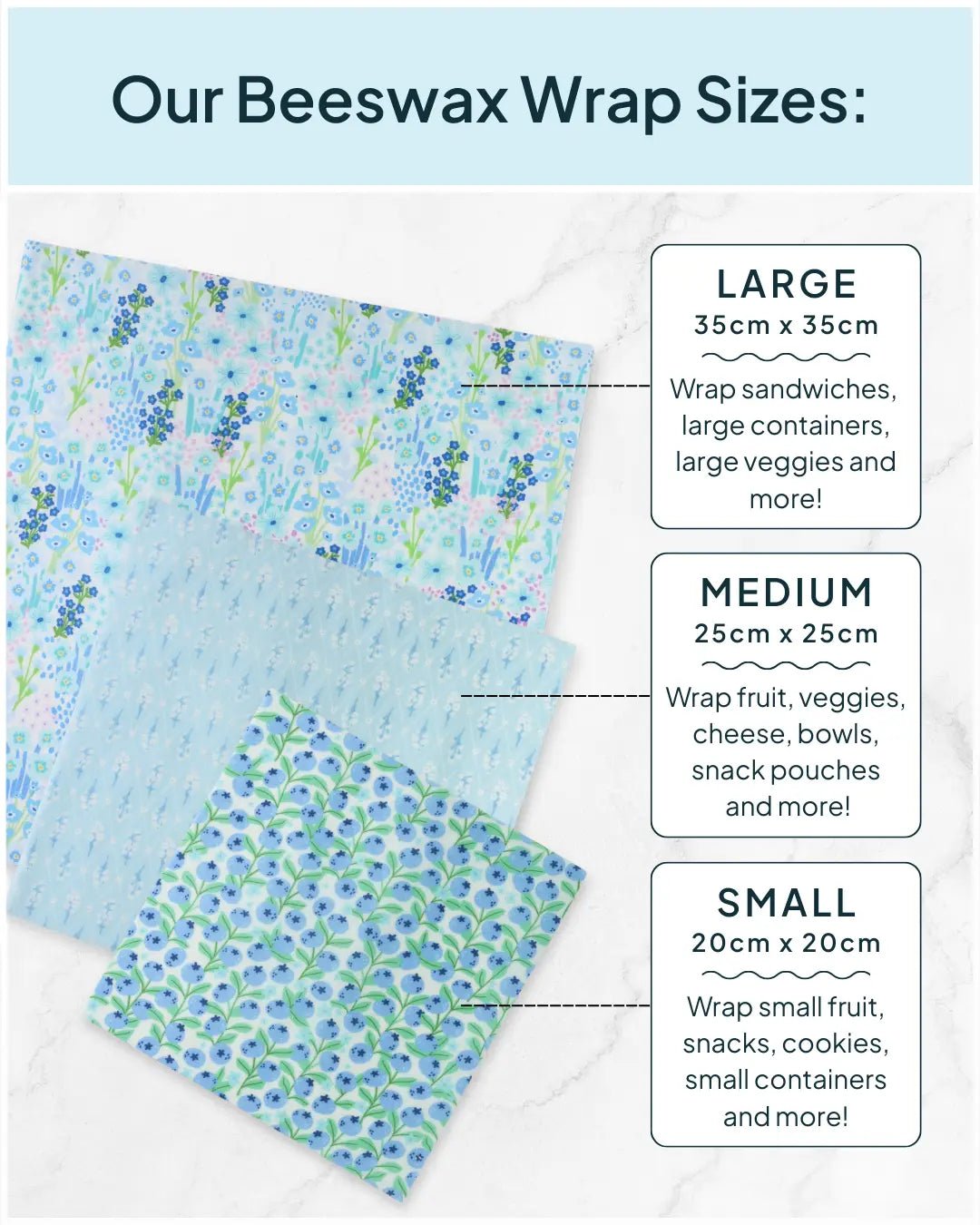 Canadian Beeswax Wrap 4 - Pack Bundle - NATURE BEE