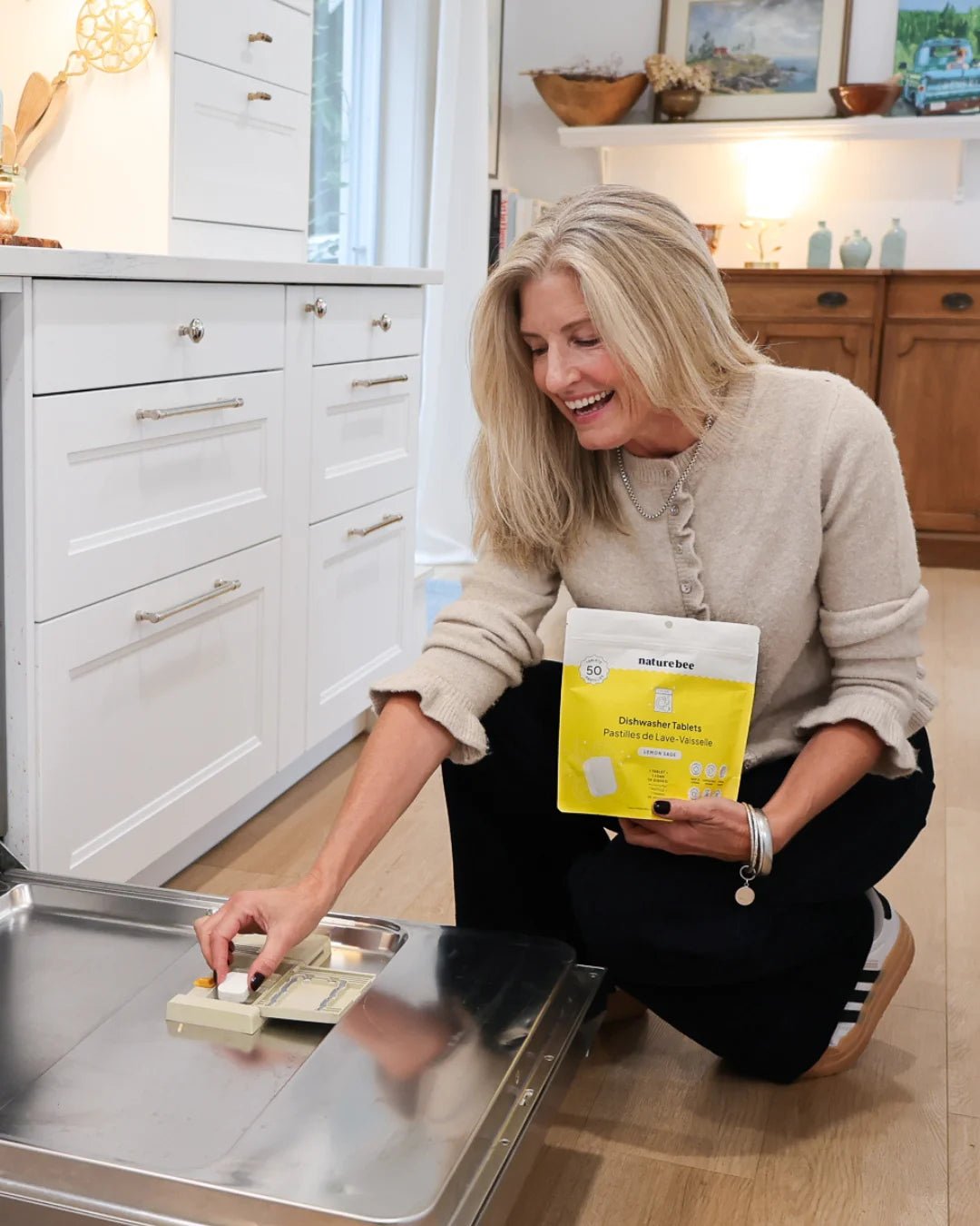 Dishwasher Tablets Lemon Sage 50 - pack - NATURE BEE