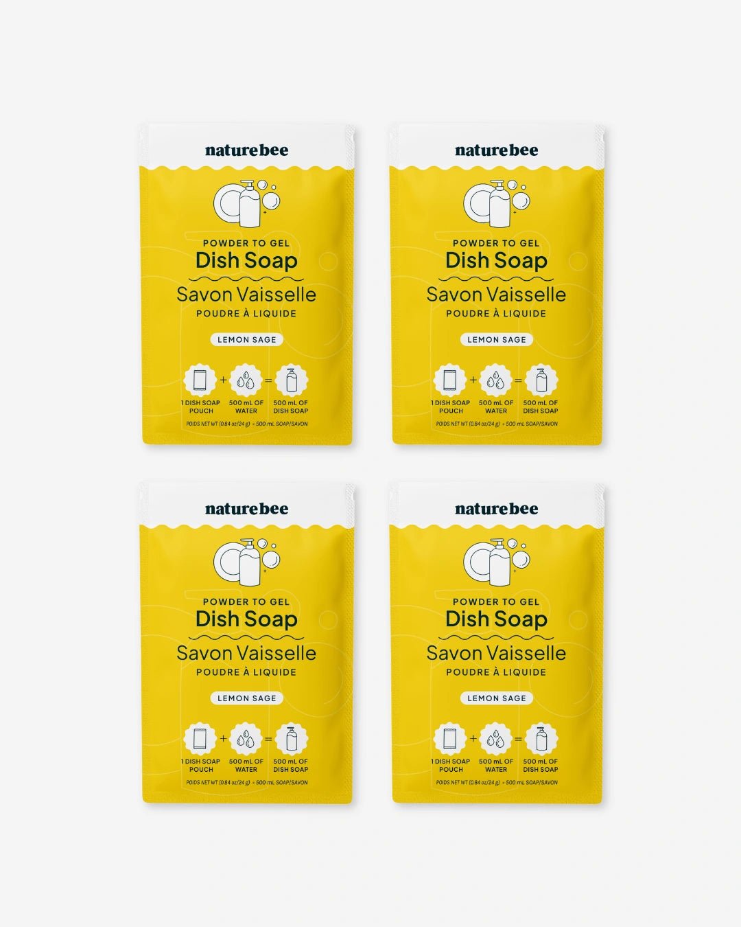 Dish Soap Refill - Powder to Gel - NATURE BEE