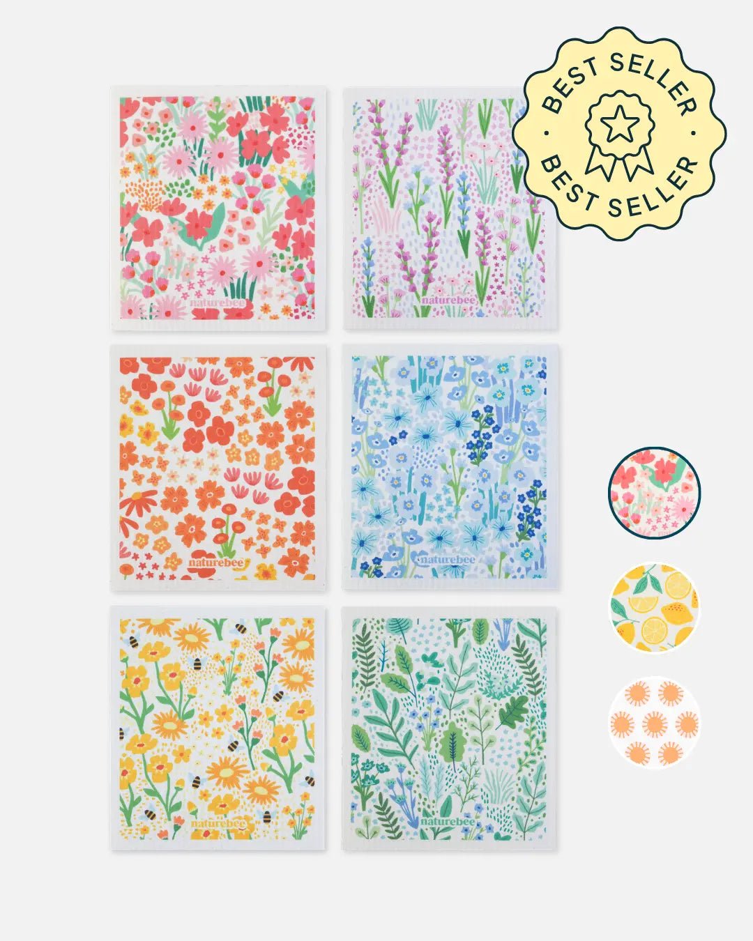 Swedish Dishcloth 6 - packs - NATURE BEE