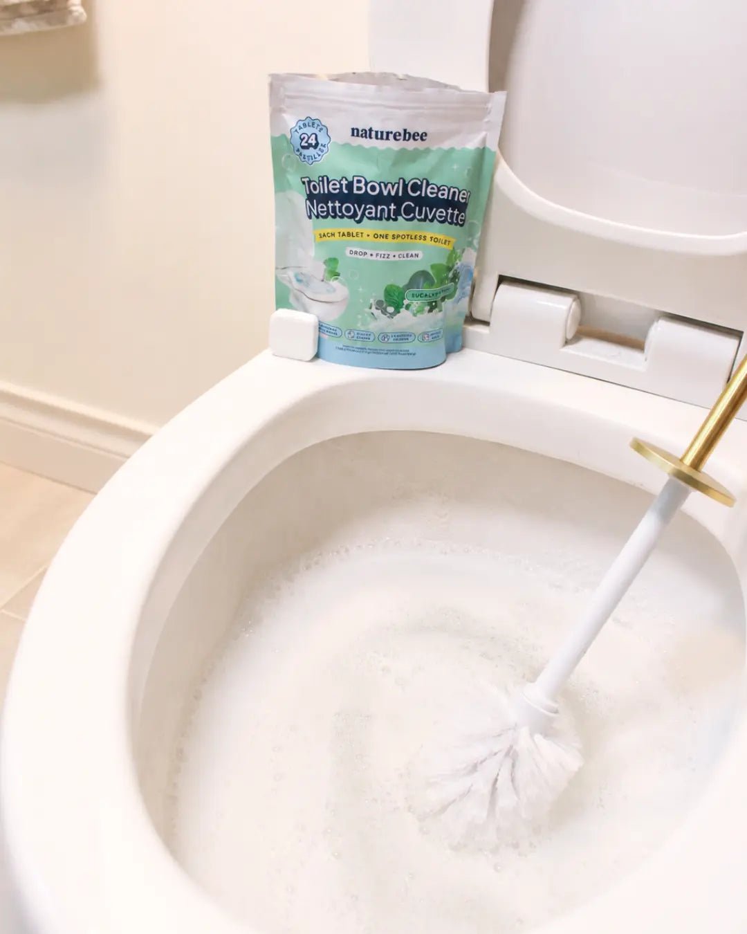 Toilet Bowl Cleaning Tablets - NATURE BEE