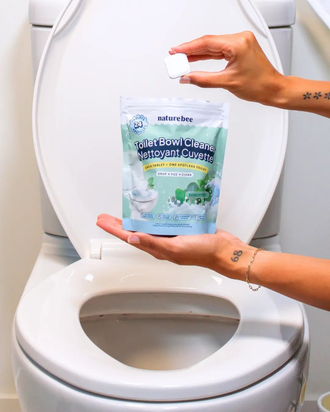 Toilet Bowl Cleaning Tablets - NATURE BEE