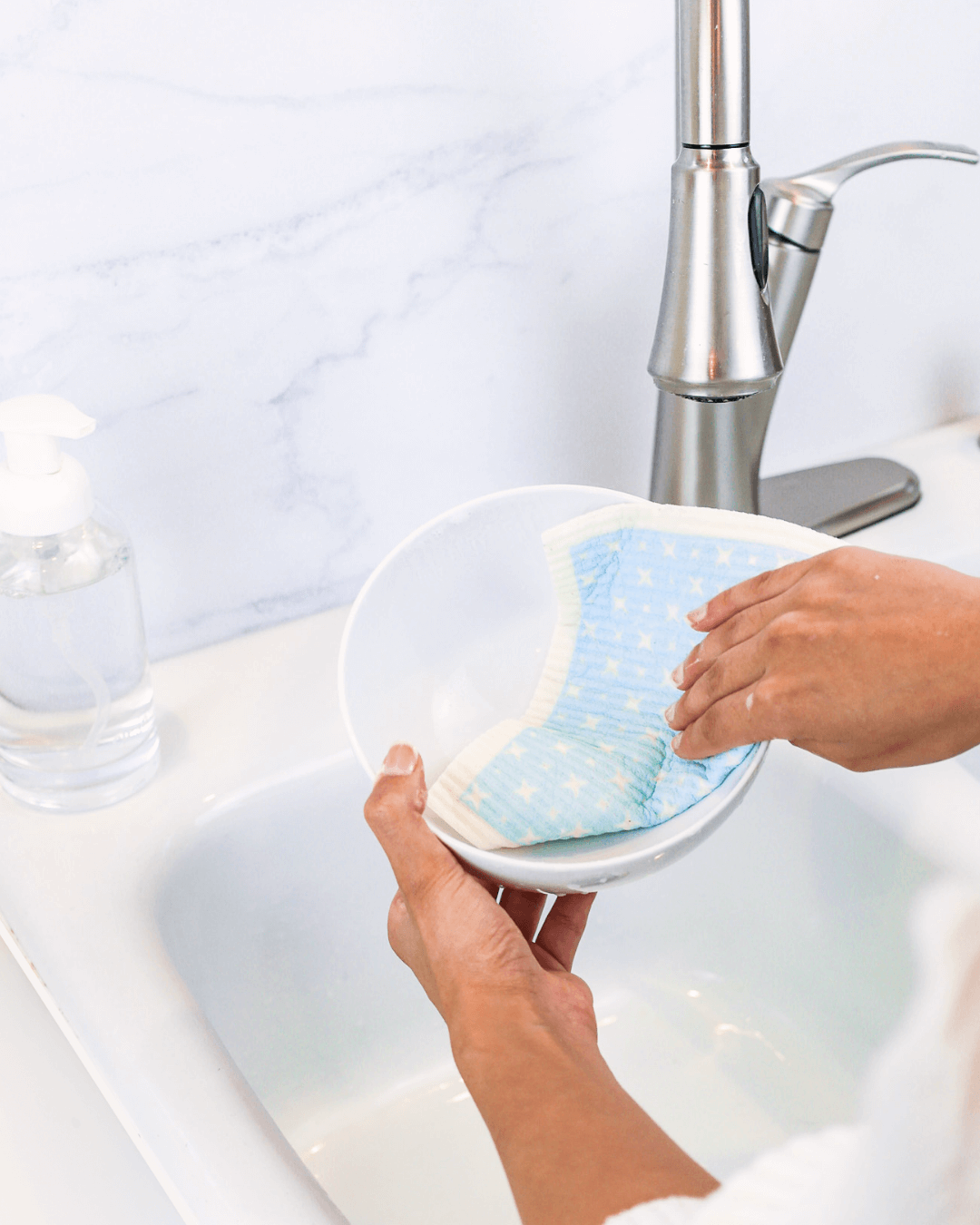 Swedish Dishcloth 4 Pack Solid Colors - Nature Bee