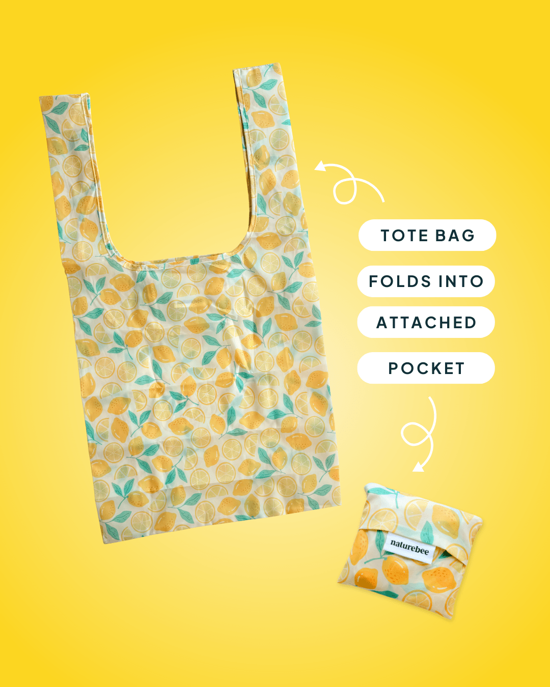 Lemon Reusable Bag - NATURE BEE