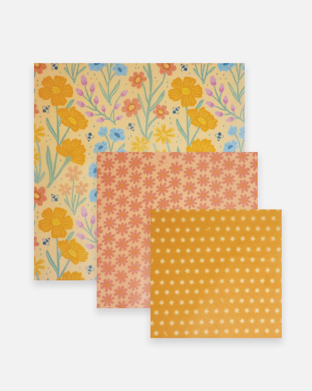 Beeswax Wrap Variety Set - Wildflower | Nature Bee