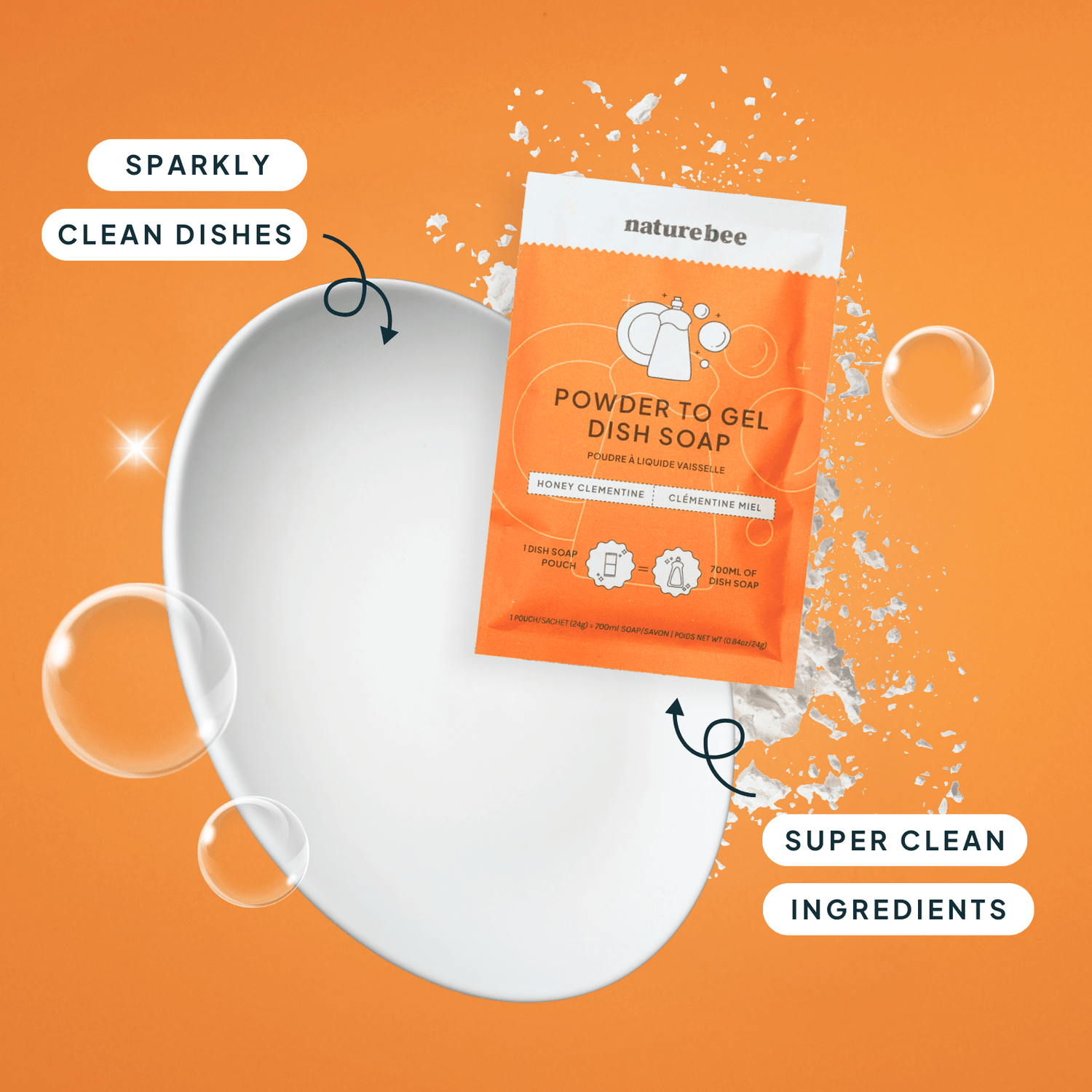 The Future of Clean: Introducing Our Powder-to-Gel Dish Soap - NATURE BEE