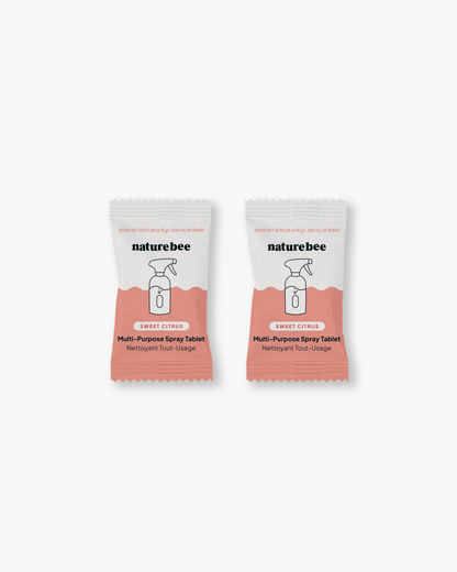 Multi-Purpose Spray Cleaning Tablets | Nature Bee