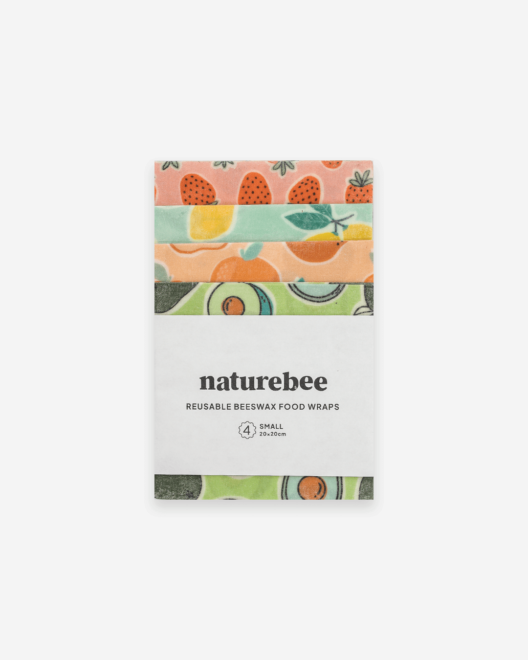 Small Beeswax Wrap Pack - Fruits &amp; Veggies | Nature Bee