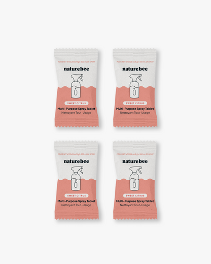 Multi-Purpose Spray Cleaning Tablets | Nature Bee