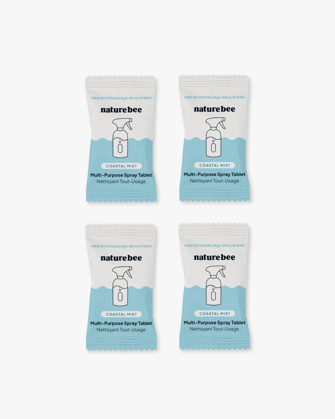Coastal Mist Multi - Purpose Spray Refill Tablets - NATURE BEE