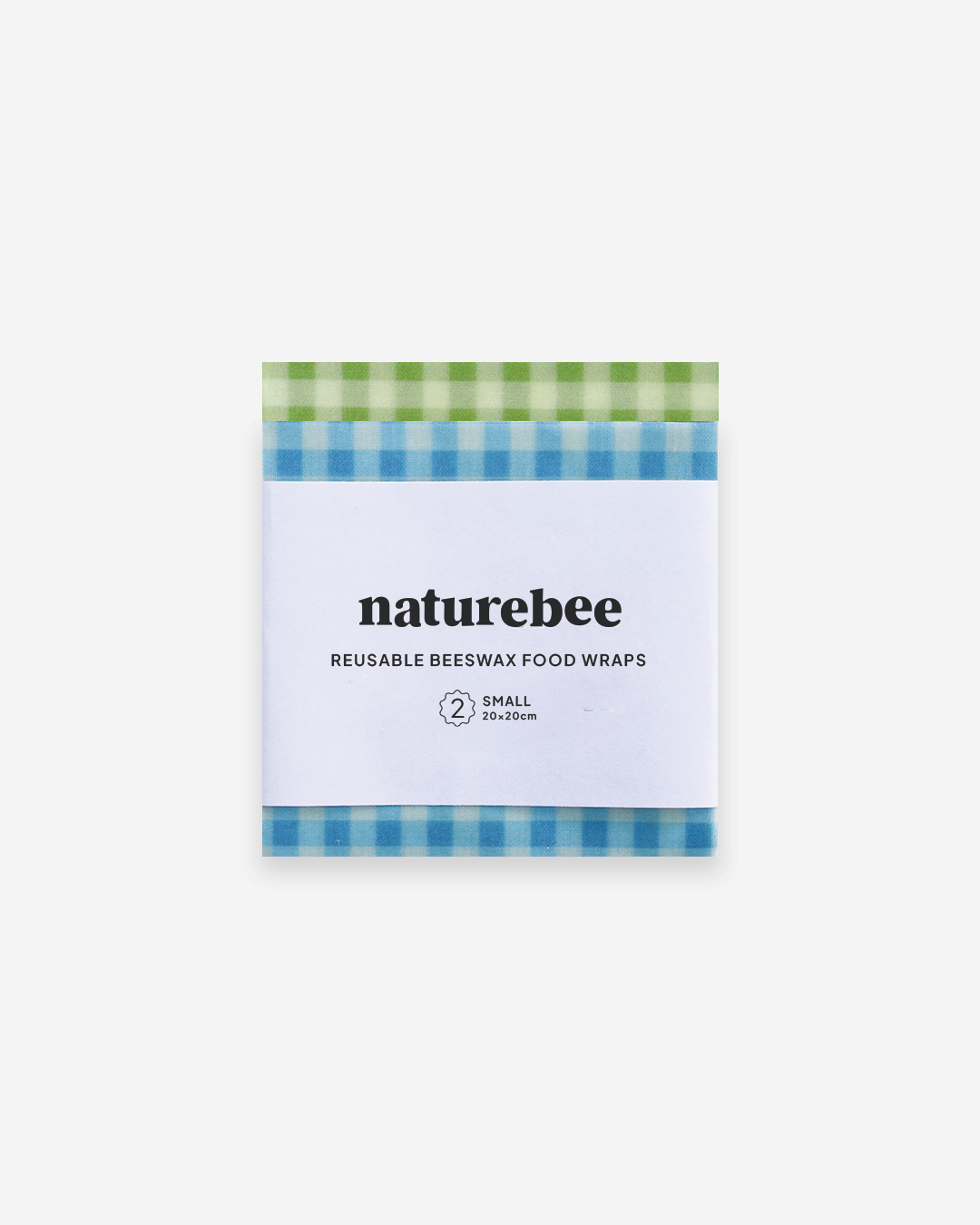 Small Beeswax Wrap Pack -Ginghams | Nature Bee