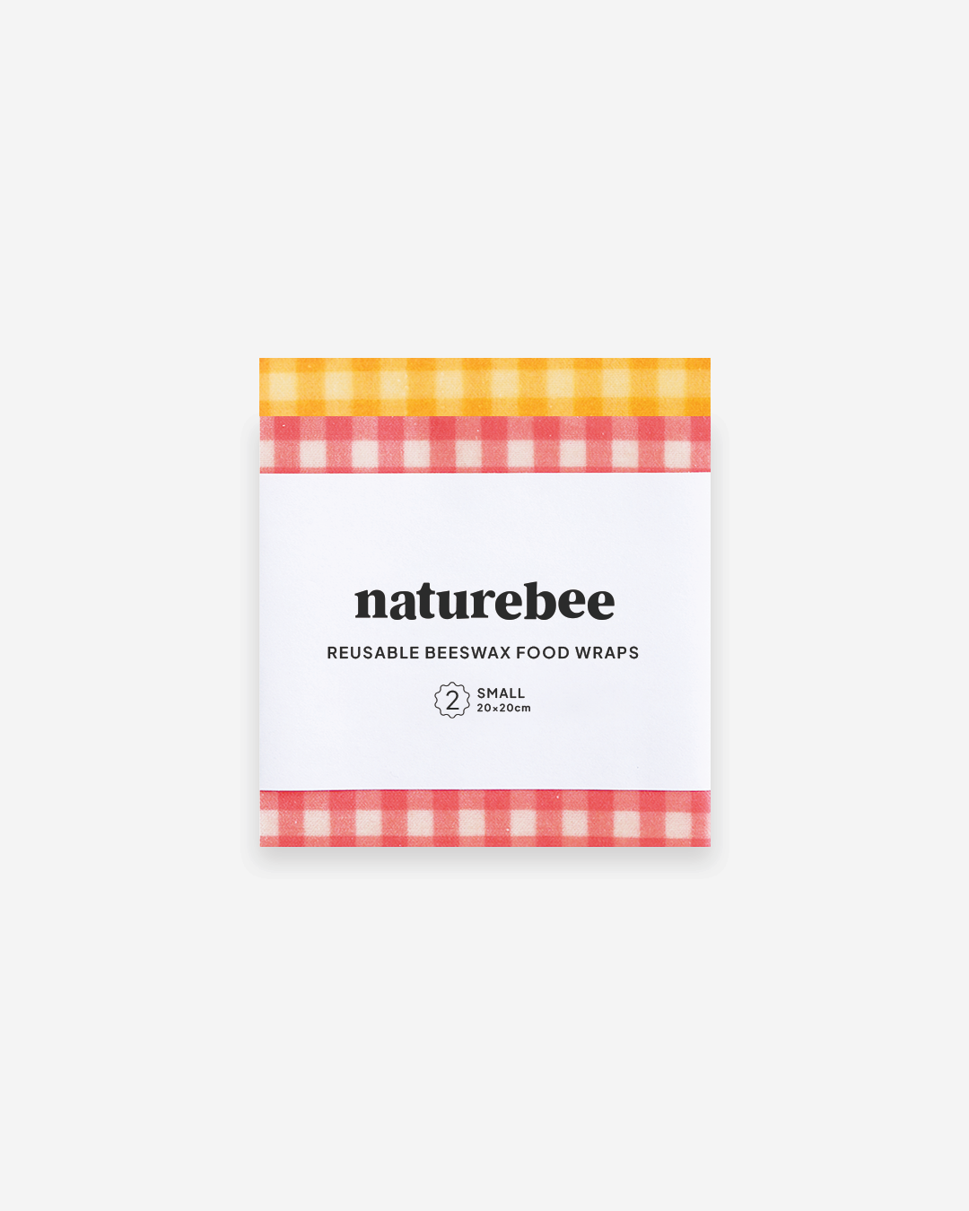 Small Beeswax Wrap Pack -Ginghams | Nature Bee