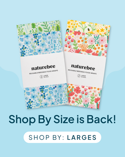 Large Beeswax Wrap Pack - Florals| Nature Bee
