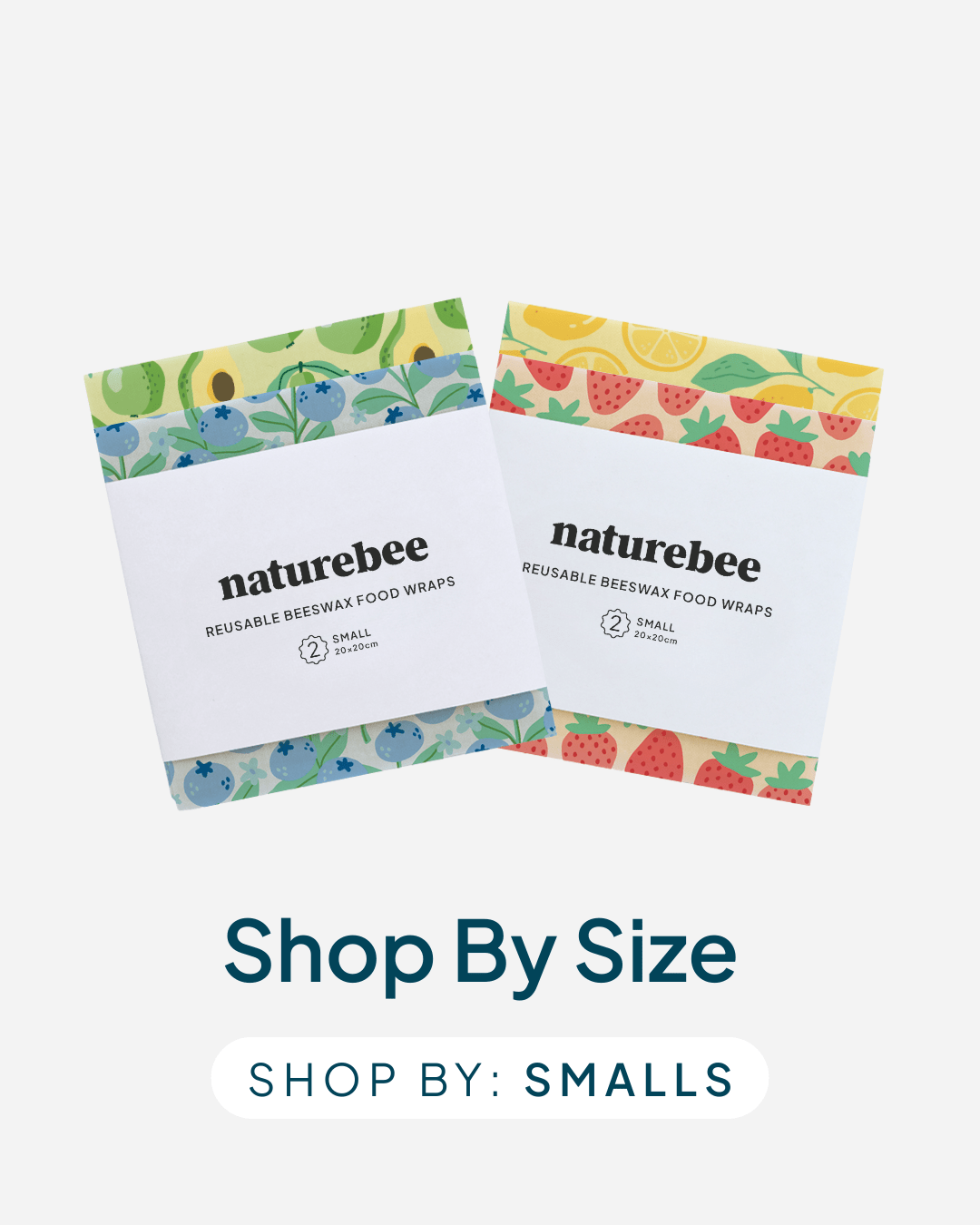 Small Beeswax Wrap 2 - pack - NATURE BEE
