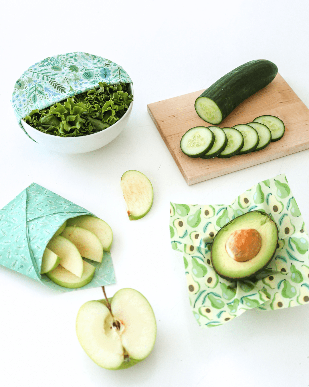 Canadian Beeswax Wrap 4 - Pack Bundle - NATURE BEE