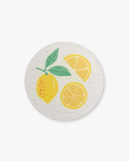 Compressed Cellulose Sponges - Lemons