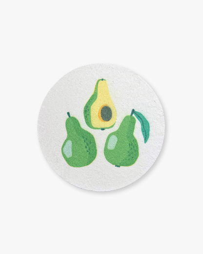 Compressed Cellulose Sponges - Avocados