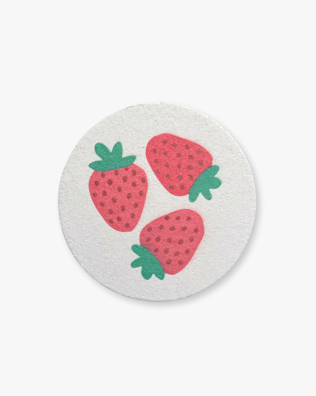 Compressed Cellulose Sponges - Strawberries