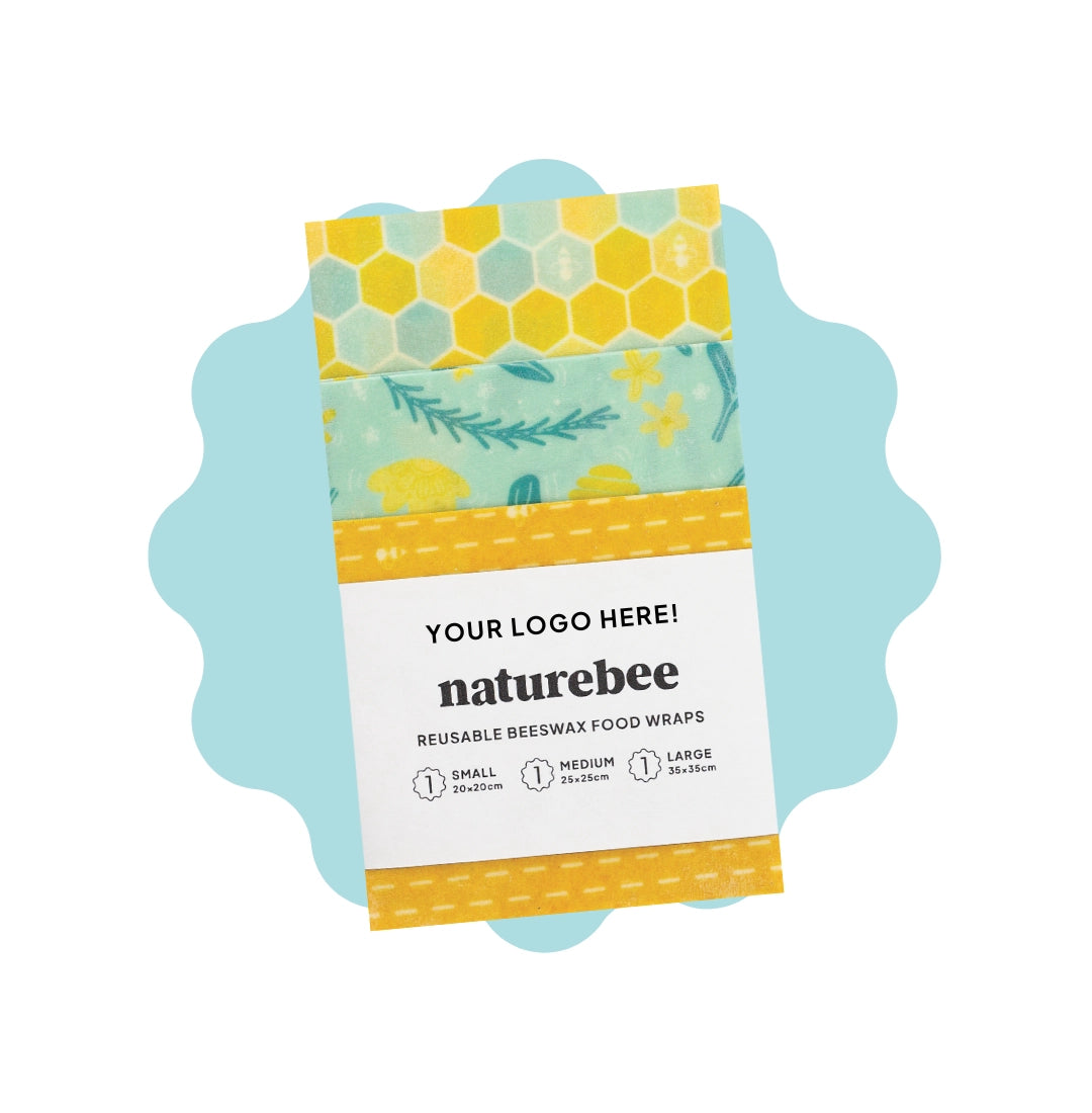 How to DIY Your Own Beeswax Wraps - Custom Beeswax Wraps branded products, Canadian small business. Customize beeswax wraps with your artwork, designs, logos and branding. The perfect sustainable swag and pr. 