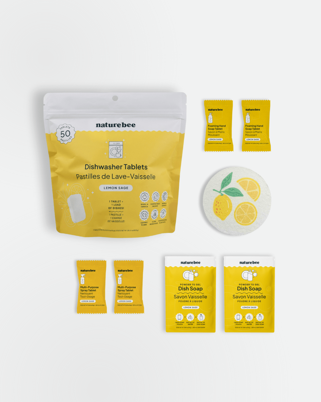 Lemon Sage Medium Bundle - NATURE BEE